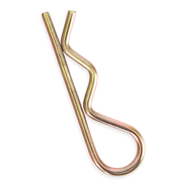 4022123 Wire Hair Pin Clip, 5/64 in Dia Pin, 1-3/32 in OAL, Zinc