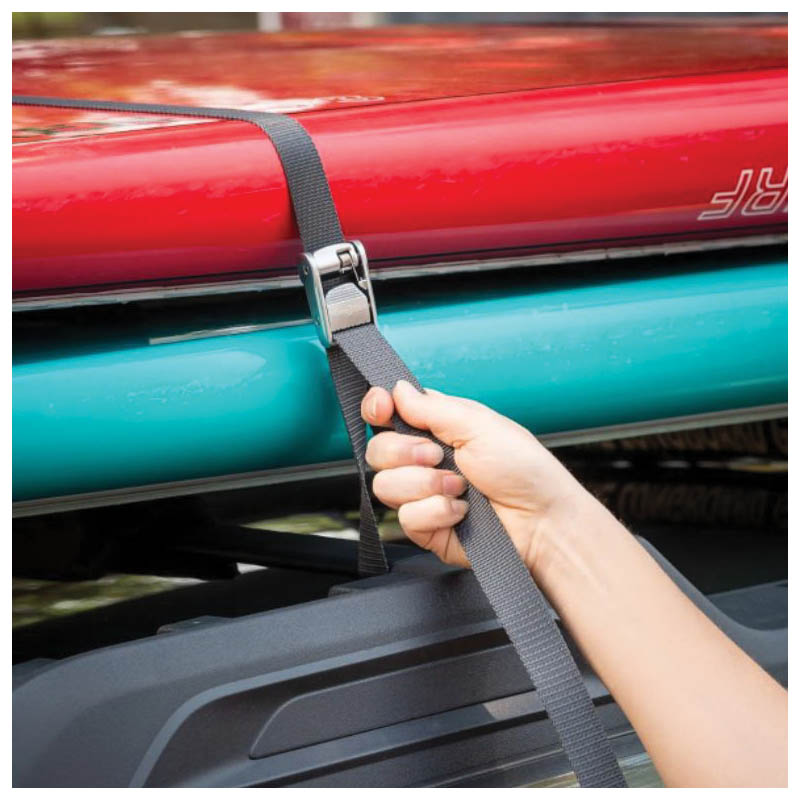 Nite Ize Dual CamJam CJD8-09-R3 Tie-Down System, 1.38 in W, 8 ft L, Polypropylene, 600 lb - 3