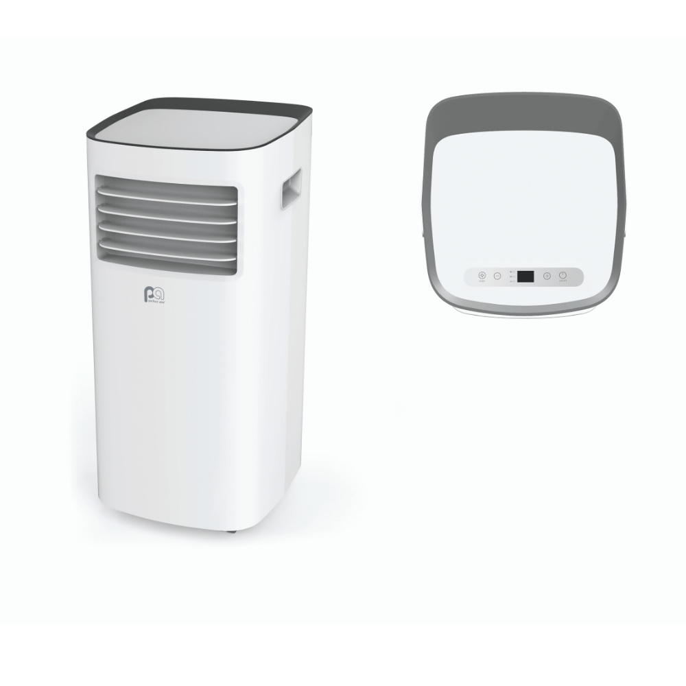 Perfect Aire 2PORT10000A Compact Portable Air Conditioner, 115 V, 10,000 Btu Cooling, 2-Speed, R32, 51 to 55 dB