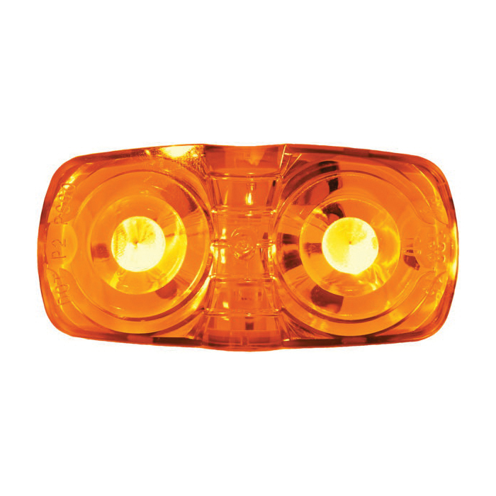 V38A Marker/Clearance Light, 9 to 32 V, LED Lamp, Amber Lens, Surface Mounting
