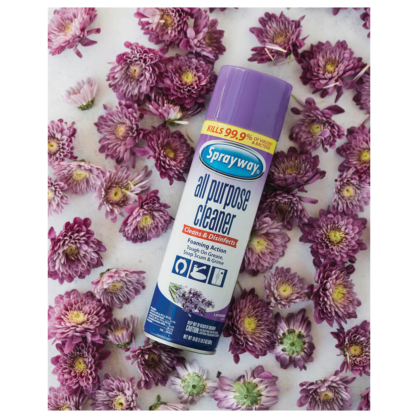 Sprayway SW5013R All-Purpose Cleaner, 19 oz, Liquid, Lavender - 3