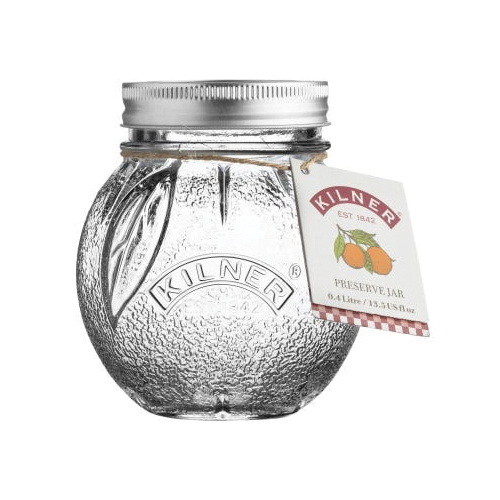 Kilner 0025.581 Orange Fruit Preserve Jar, 0.4 L, Glass - 2