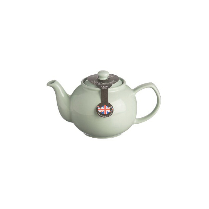 Price & Kensington 0056.768U 6-Cup Teapot, 39 fl-oz Capacity, Stoneware, Mint, 135 mm H, Dishwasher Safe: Yes - 2