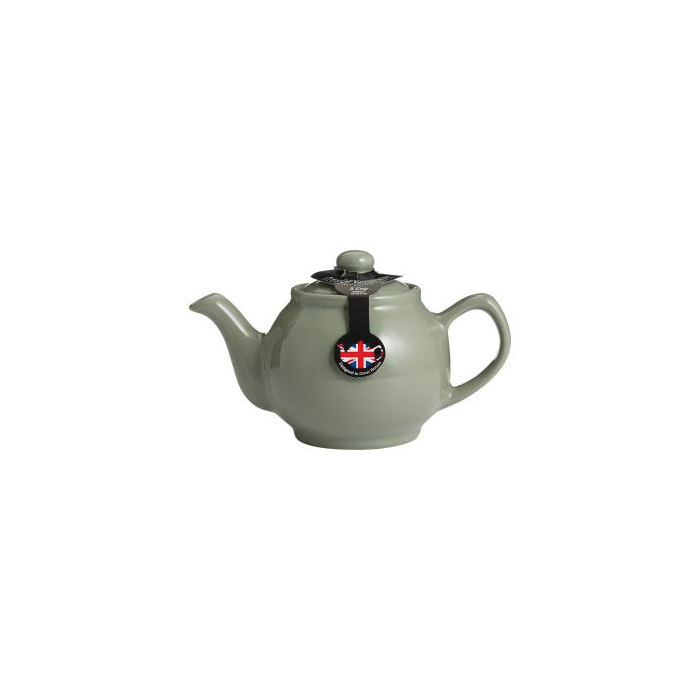 Price & Kensington 0059.676U 2-Cup Teapot, 450 mL Capacity, Stoneware, Sage Green, 109 mm H, Dishwasher Safe: Yes - 2
