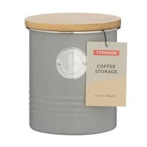 Typhoon Living Storage Series 1400.732 Coffee Storage, 33.8 fl-oz, Carbon Steel, Gray, 120 mm L, 120 mm W, 140 mm H - 2