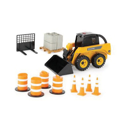 47349 Skid Steer Loader Set, 3 Years and Up, Internal Light/Music: Internal Light and Music