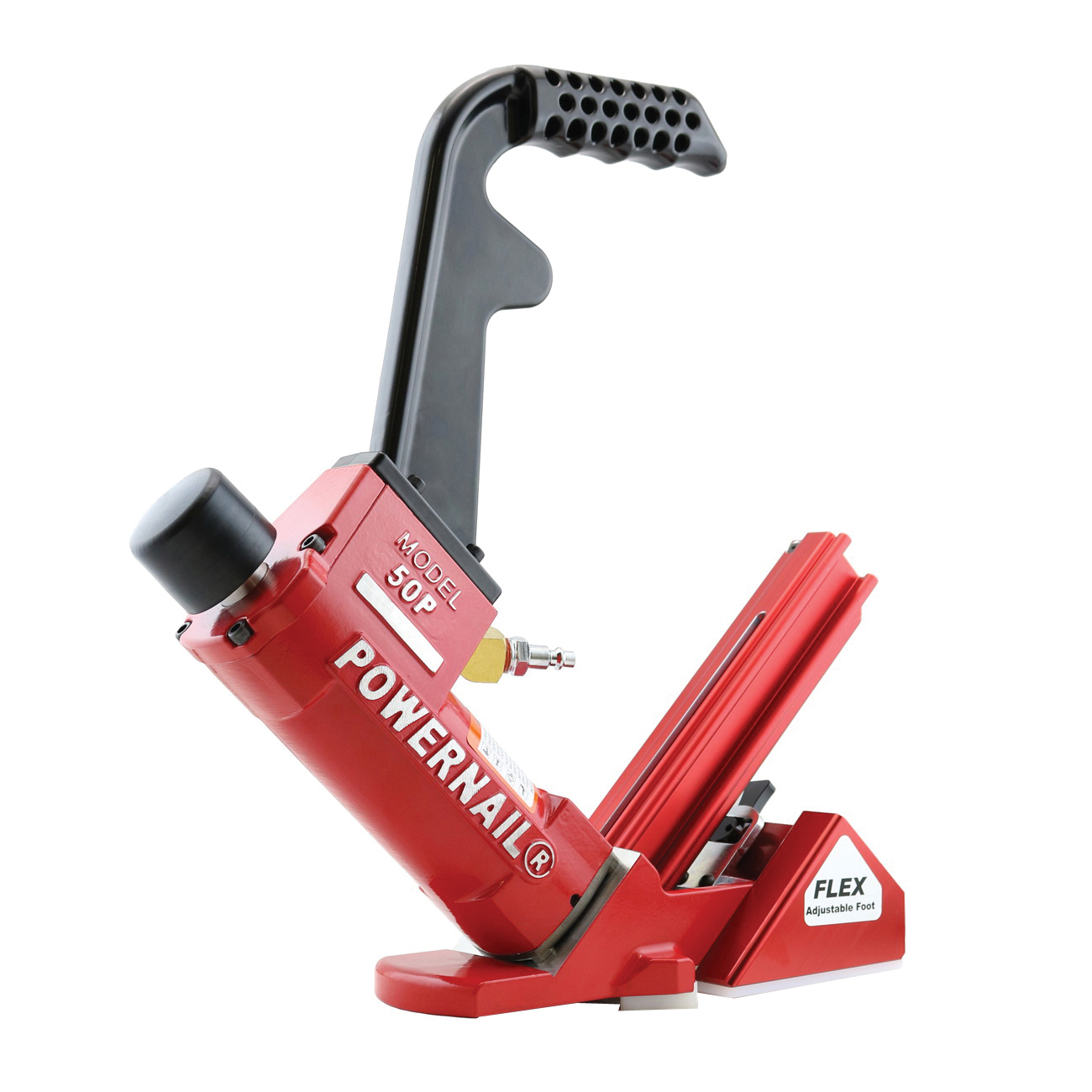 50PFLEXW Flooring Nailer, 16 in L x 5-1/2 in W x 17 in H Dimensions, 1-3/4, 1-1/2, 1-1/4 in L Fastener