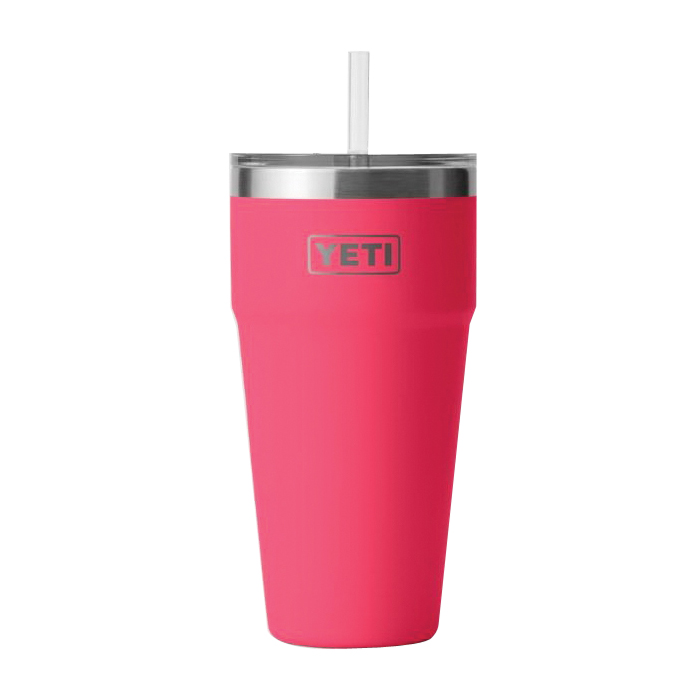 YETI Rambler Cup - 26 oz. - Straw Lid - Bimini Pink