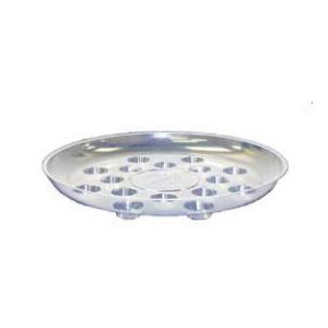 Border Concepts 3300008 Carpet Saver Saucer, 8 in Dia, Round, Plastic, Clear