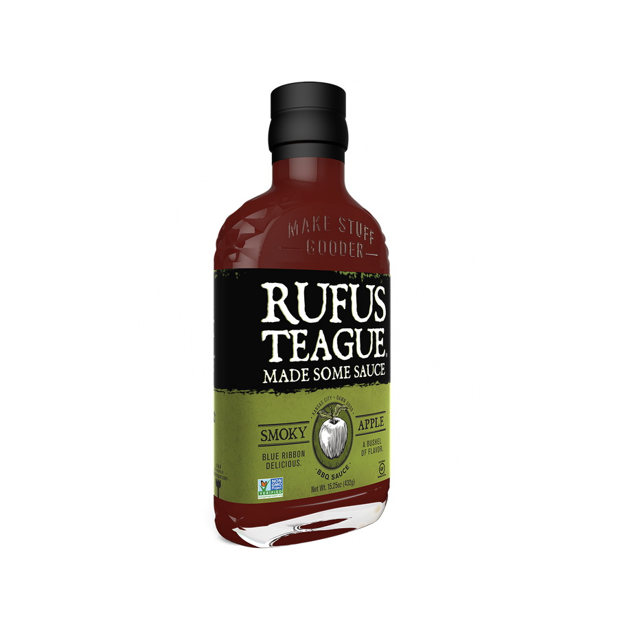 Rufus Teague 266462 BBQ Sauce, Smoky Apple Flavor, 15.25 oz Flask - 2