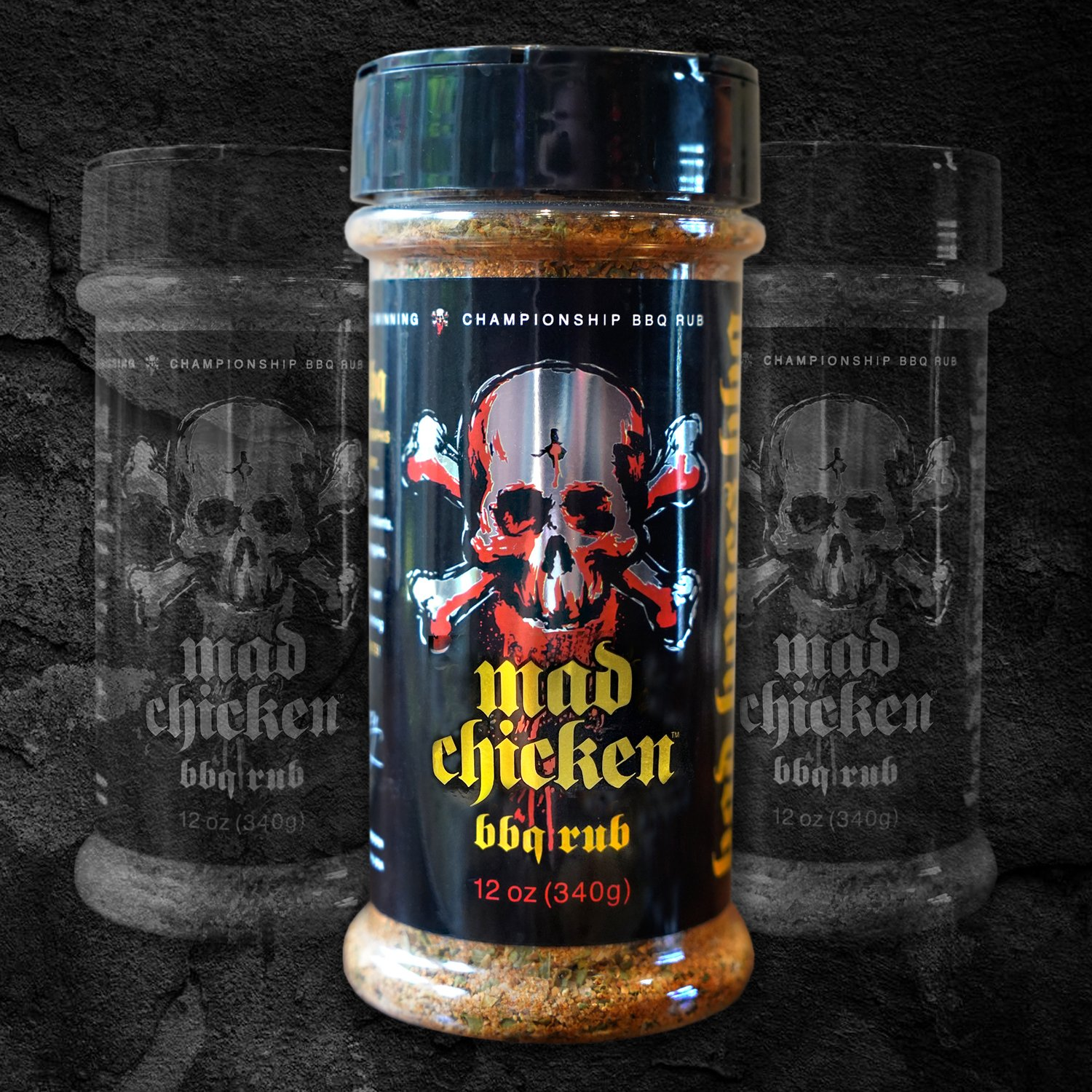 BAD BONES BBQ WICKED CHICKEN Bad Bones Bbq WICKED CHICKEN BBQ Rub, Wicked Chicken, 12 oz - 1