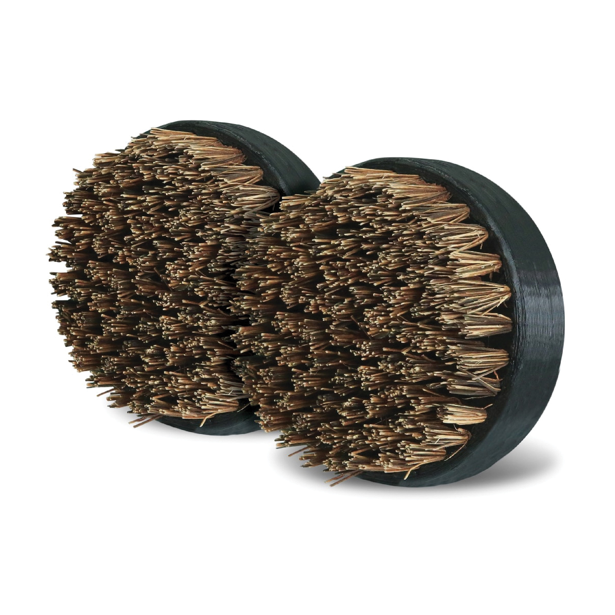 SpeediClean Dual Brush Grid and Pizza Stone Scrubber, Big Green Egg, Metal/Palmyra Bristle, Ergonomic Handle - 2