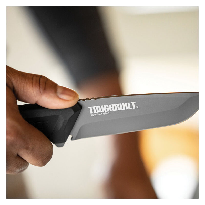 Toughbuilt Tradesman Series TB-H4S-40-TMK-2 Utility Knife, 4 in L Blade, Stainless Steel Blade - 2