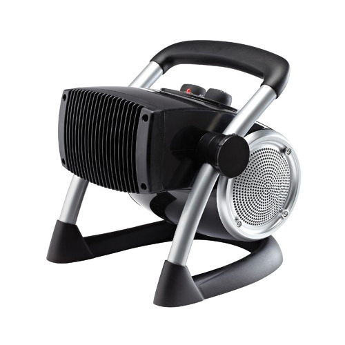 5919 Utility Heater, 120 V, 1500 W, 3-Heat Setting, Black