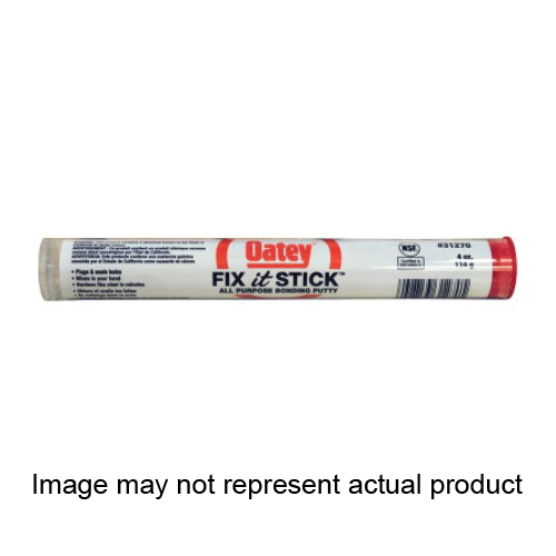Oatey Fix-It 31274 Epoxy Putty Stick, Solid, Beige/White, 1.3 oz - 4