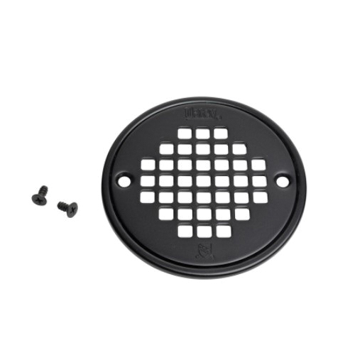 130 42420 Screw-In Strainer with Ring, Stainless Steel, Black, Matte, Specifications: Round Shape