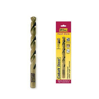 Swift Bore 04122 Drill Bit, 11/32 in Dia, 4-3/4 in OAL, Precision Ground, 11/32 in Dia Shank