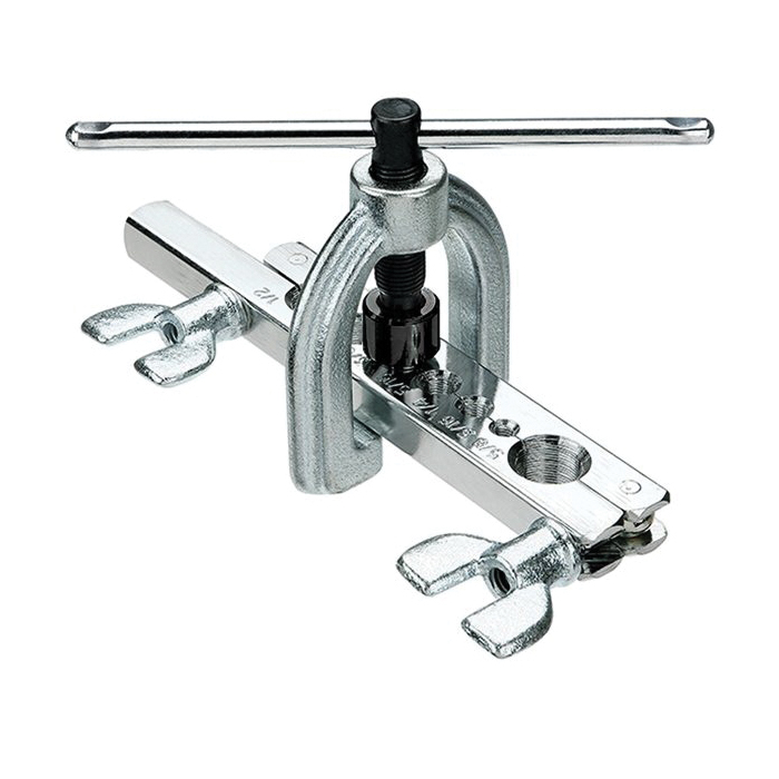 IVY Classic 19120 Professional Flaring Tool, 3/16, 1/4, 5/16, 3/8, 7/16, 1/2, 5/8 in Nominal, Steel Jaw - 2