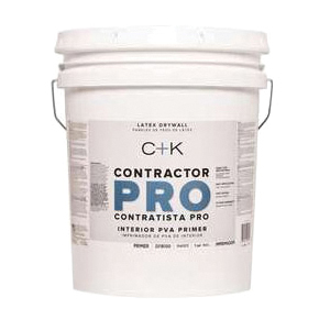 Contractor Pro, Ace Paint, Acrylic Latex PVA Drywall Primer, White, 5 gal - 1