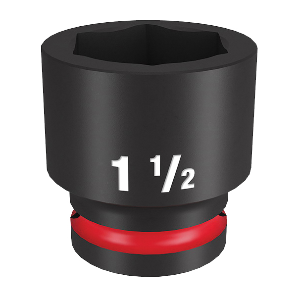 SHOCKWAVE Impact Duty Series 49-66-6315 Shallow Impact Socket, 1-1/2 in Socket, 3/4 in Drive, Square Drive