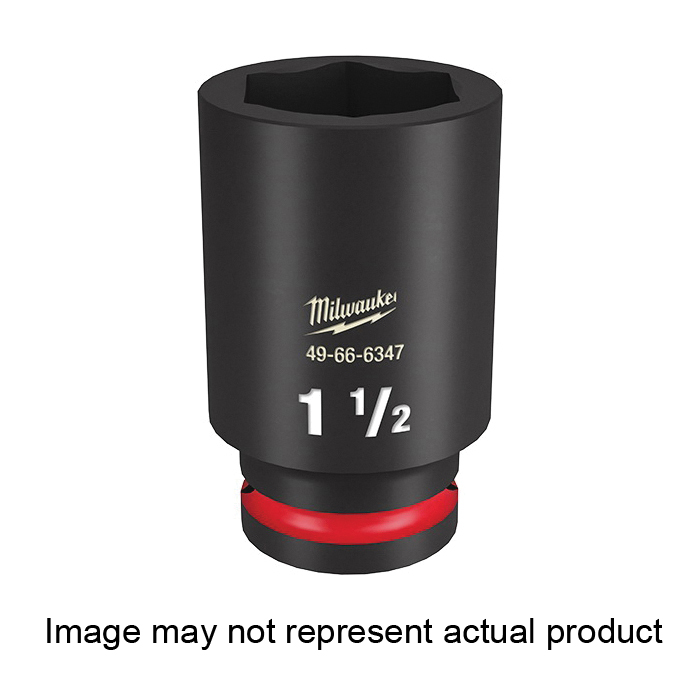 SHOCKWAVE Impact Duty Series 49-66-6335 Deep Impact Socket, 3/4 in Socket, 3/4 in Drive, Square Drive
