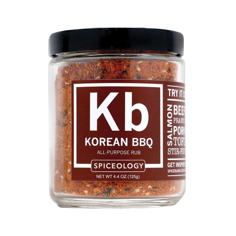 Korean BBQ Seasoning, Spiceology, Orange, Sesame, Soy, 4.4 oz Jar - 2
