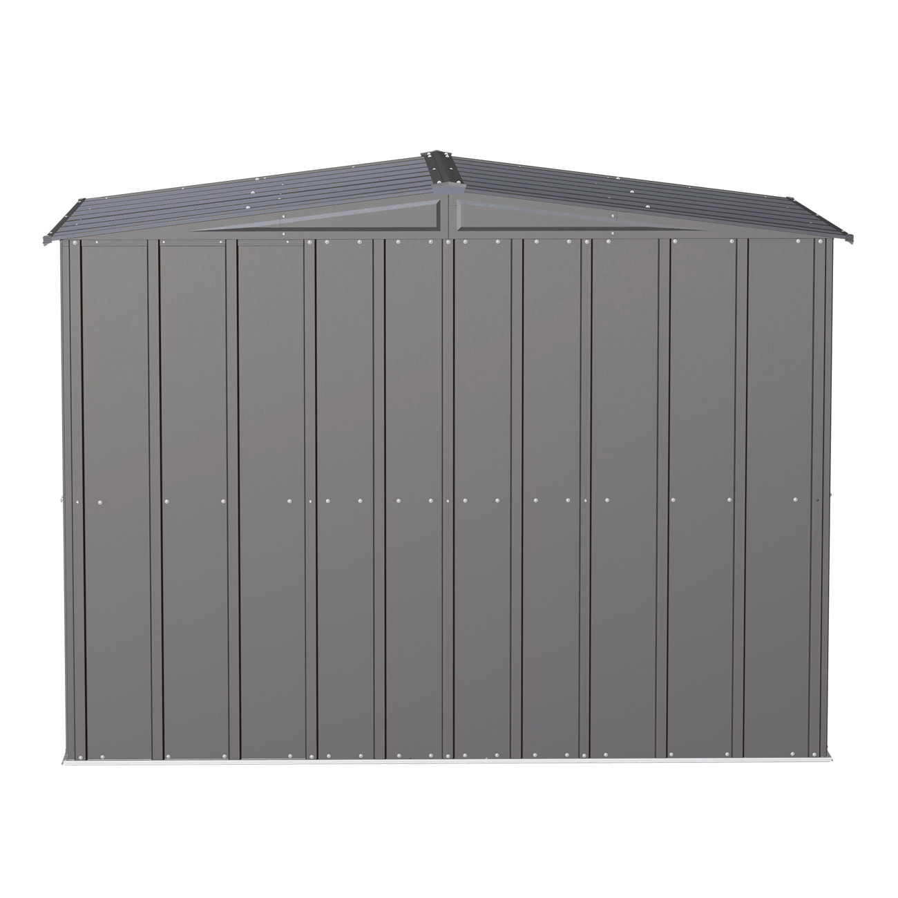 Arrow Storage Products Classic Series CLG86CC Storage Shed, 248 cu-ft, 8 ft W, 6 ft D, 6 ft H, Steel, Charcoal - 4