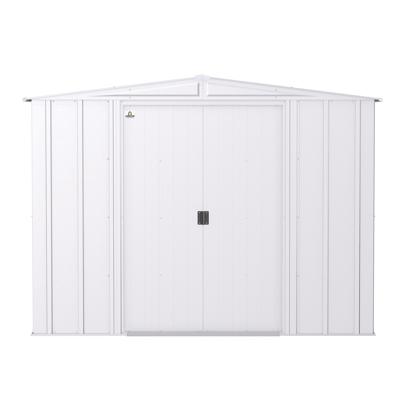 Arrow Classic Storage Shed, Arrow Storage Products, 248 cu-ft Capacity, 8 ft W x 6 ft D x 6 ft H, Steel - 3