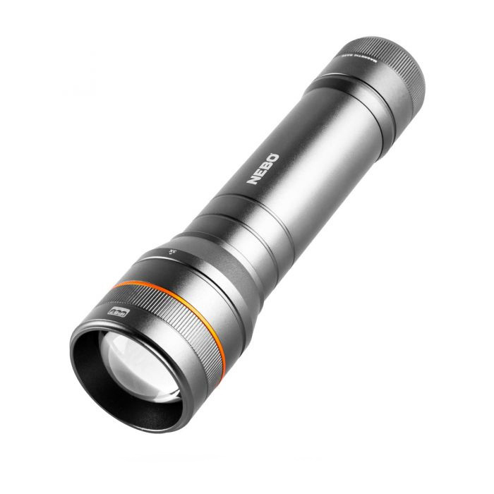 NEWTON NEB-FLT-0016 Handheld Flashlight, AA Battery, Alkaline Battery, LED Lamp, 1000 Lumens, 2 hr Run Time