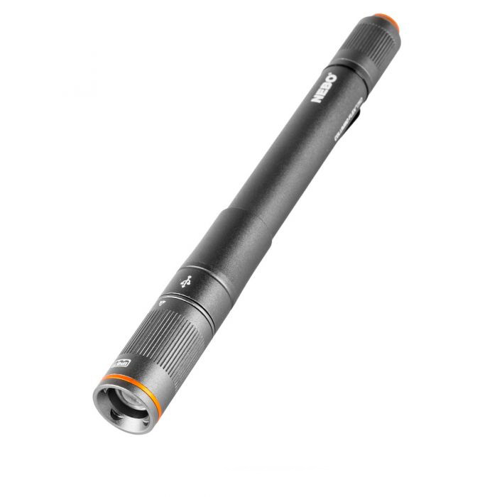 COLUMBO NEB-POC-0008 Pen-Sized Flashlight, 750 mAh, AAA Battery, Alkaline, Lithium-Ion Battery, LED Lamp