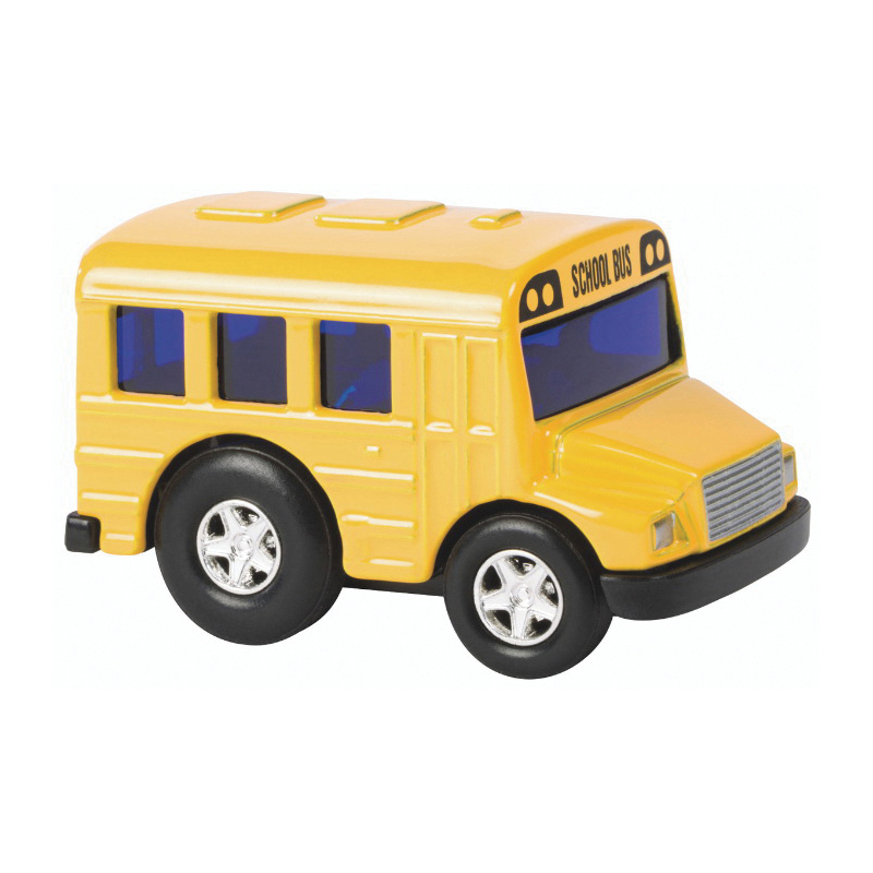 Rollin' 5065 Mini School Bus Toy, 3 years, Yellow - 2