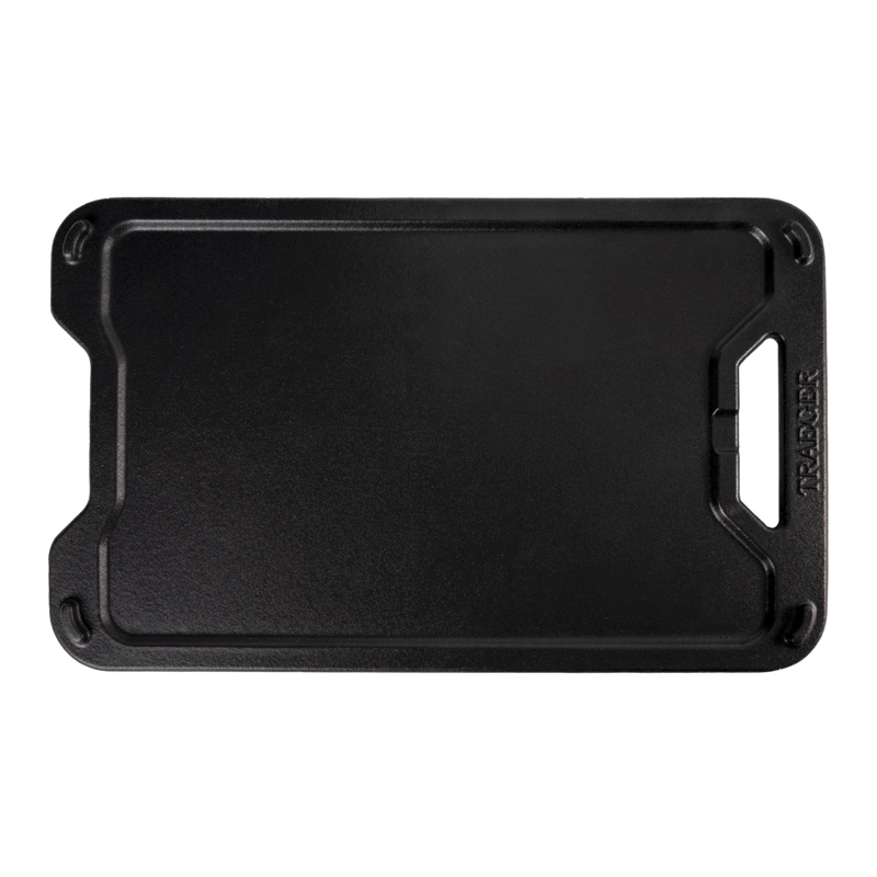 Traeger ModiFIRE BAC609 Grill Griddle, Reversible, Cast Iron, Enamel, For: ModiFIRE Traeger Grill Grates