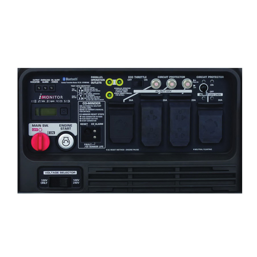 Inverter Generator EU7000iS, Honda, 7000 watt 120V/240V with CO-MINDER - 5
