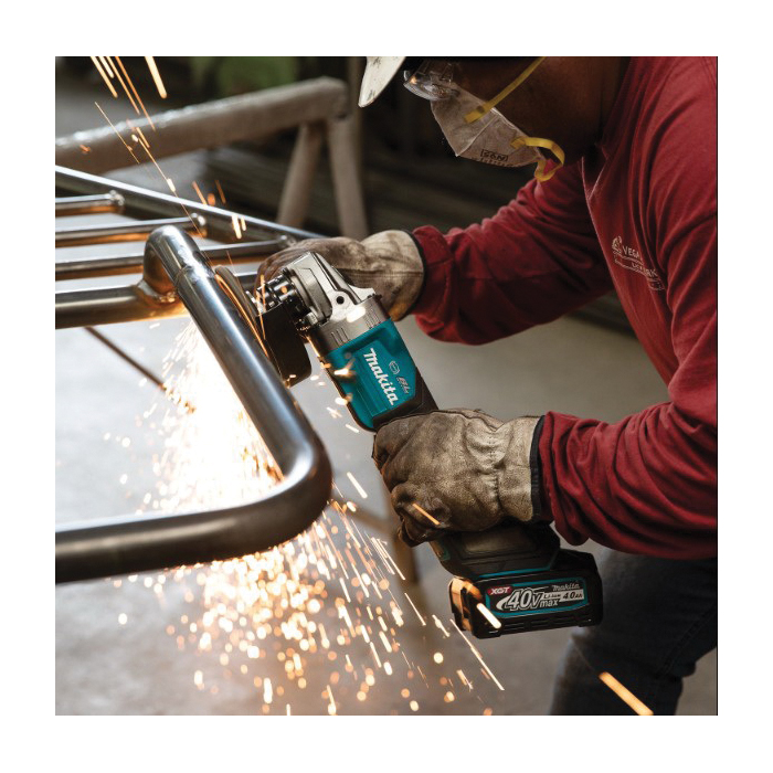 Makita XGT GAG04M1 Brushless Cordless Angle Grinder Kit, Battery Included, 40 V, 4 Ah, 5/8-11 Spindle - 5