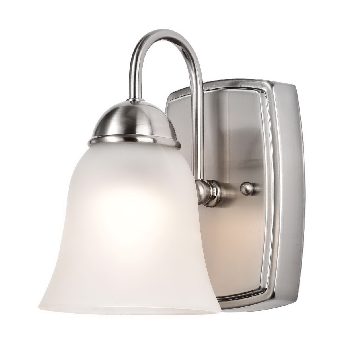 Vanity Light, Satco, Integrated LED, Brushed Nickel - 4