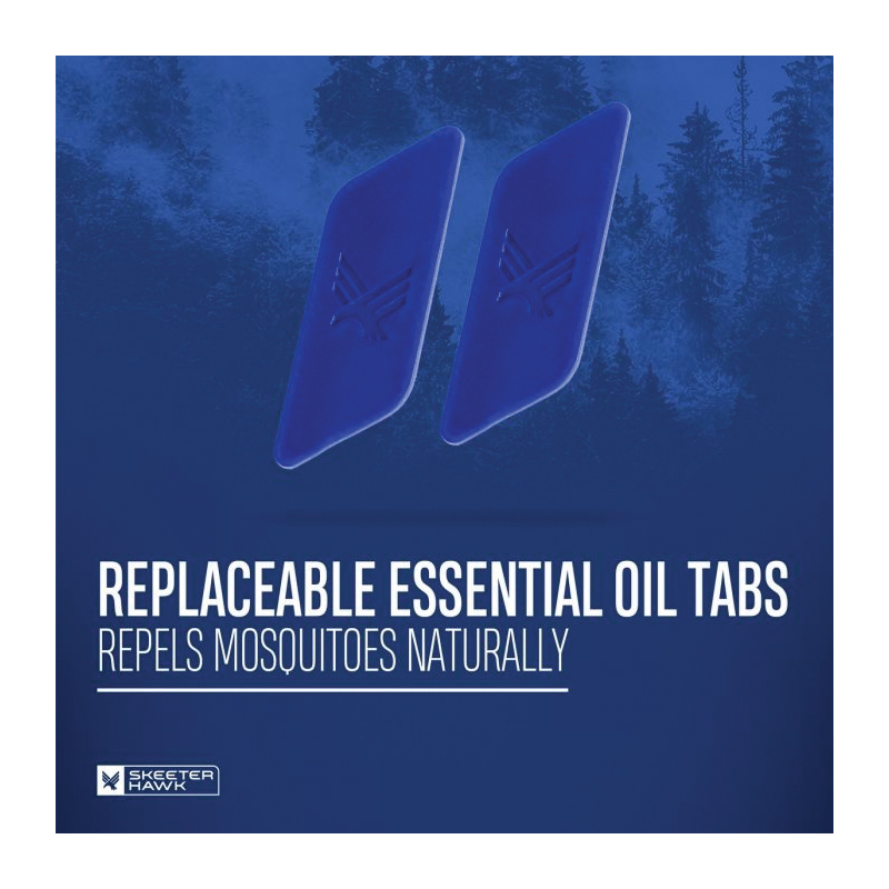 Skeeter Hawk SKE-WER-0001 Wearable Mosquito Wristband, Black