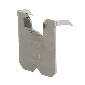 Picture Hanger, 3M, 15 lb, Steel, Drywall Mounting, 1/EA - 2
