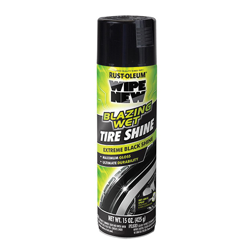 365324 Blazing Wet Tire Shine, 15 fl-oz, Can, Liquid, Solvent-Like