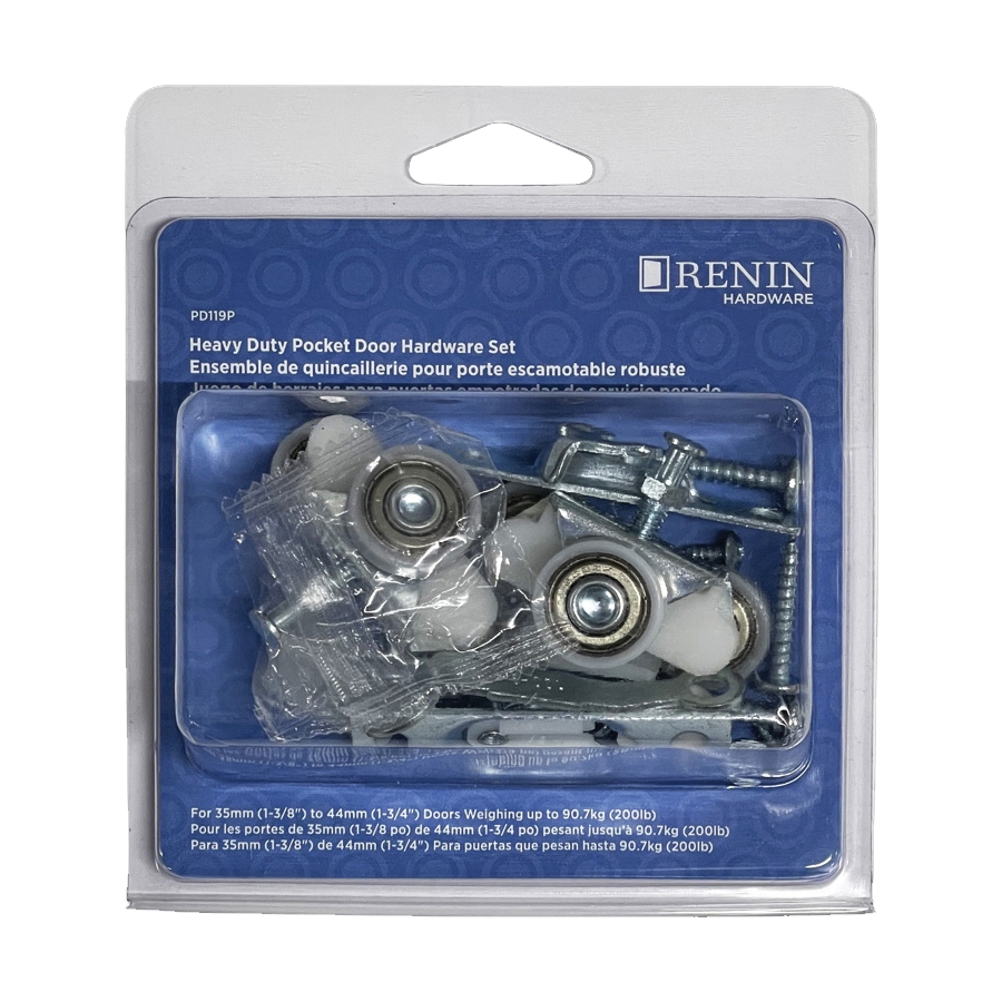 Renin PD119P Pocket Door Hardware Set - 2