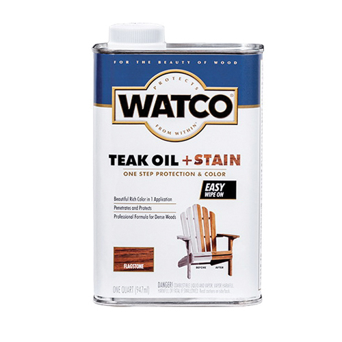 Watco 348758 Oil and Stain, Warm Glow, Flagstone, Liquid, 1 qt, Can