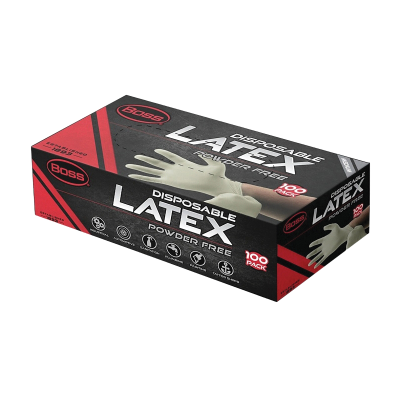 B22011-L Disposable Gloves, L, Late, Powder-Free, White