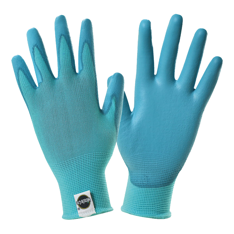 MG37164-W-ML Breathable, Lightweight Grip Gloves, Women's, M/L, Elastic Knit Cuff, Polyurethane Coating