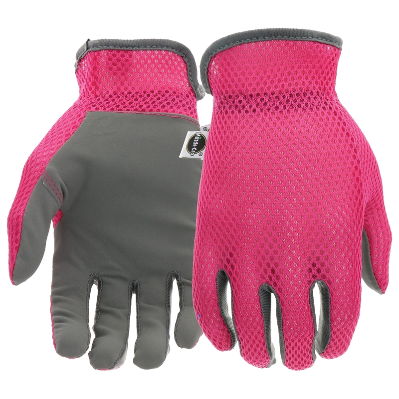 MG86120-W-SM Breathable, High-Dexterity, Slip-On Garden Gloves, Women's, S/M, Shirred Elastic Cuff