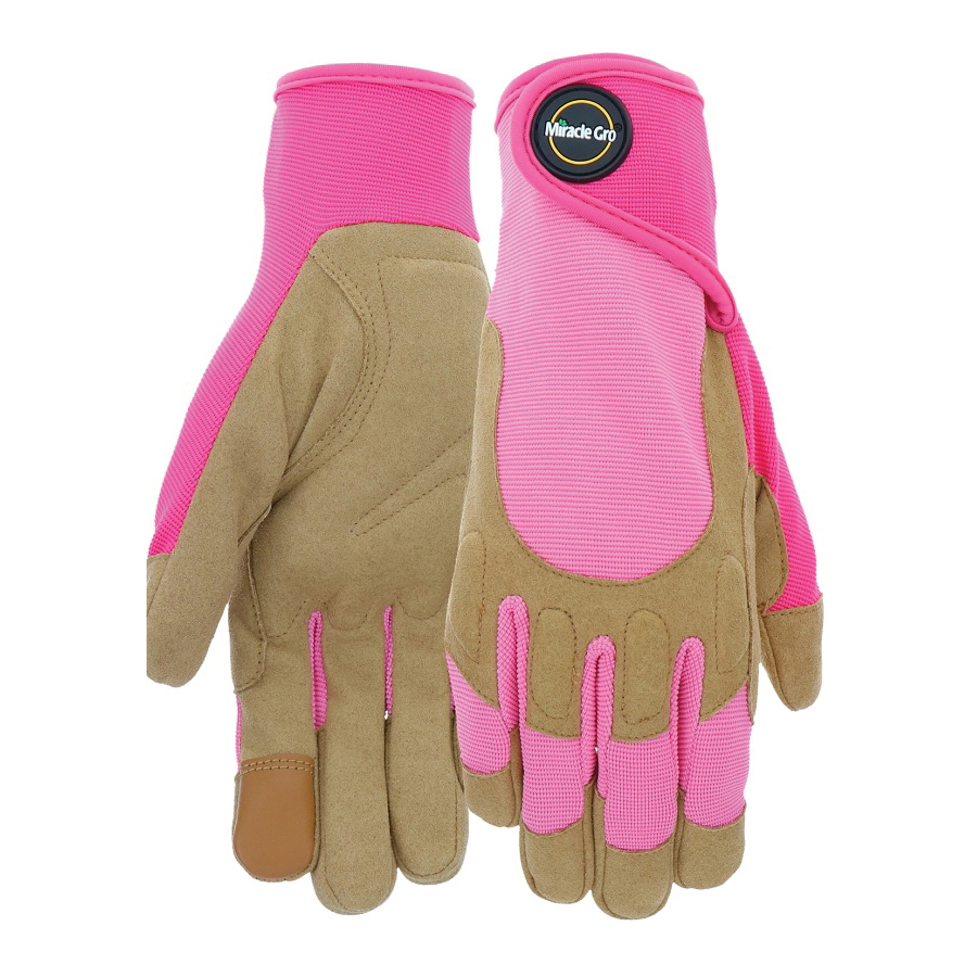 MG86208/WSM High-Dexterity High-Performance Gloves, Women's, S/M, 3-3/4 in L, Reinforced Thumb, Pink