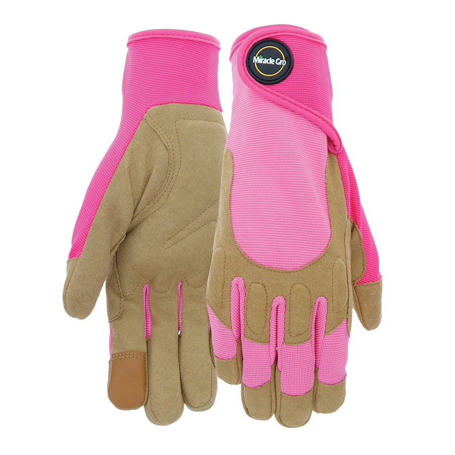 MG86208/WML High-Dexterity High-Performance Gloves, Women's, M/L, 4 in L, Reinforced Thumb, Pink