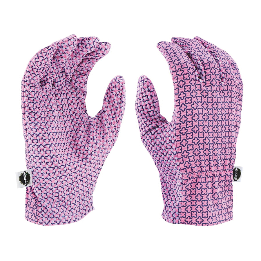 MG56111/WML Gloves, Women's, M/L, 4-1/4 in L, Shirred Wrist Cuff, Cotton/Polyester/PVC