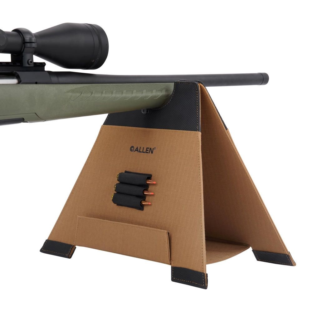 Allen 18414 X-Focus Shooting Rest, Polyester, Black/Coyote, Foldable