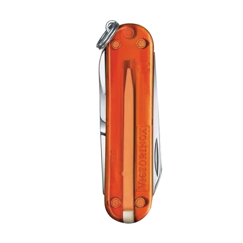 Victorinox Classic Colors Classic SD Transparent Series 0.6223.T82G Pocket Knife, 7-Function, ABS/Cellidor, Fire Opal - 2