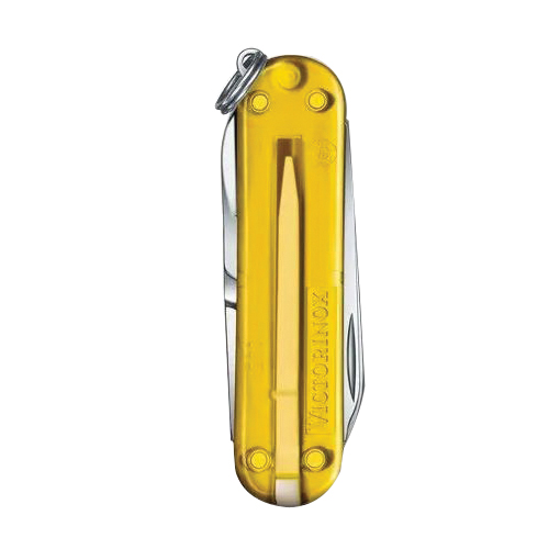 Victorinox Classic Colors Classic SD Transparent Series 0.6223.T81G Pocket Knife, 7-Function, ABS/Cellidor, Tuscan Sun - 2