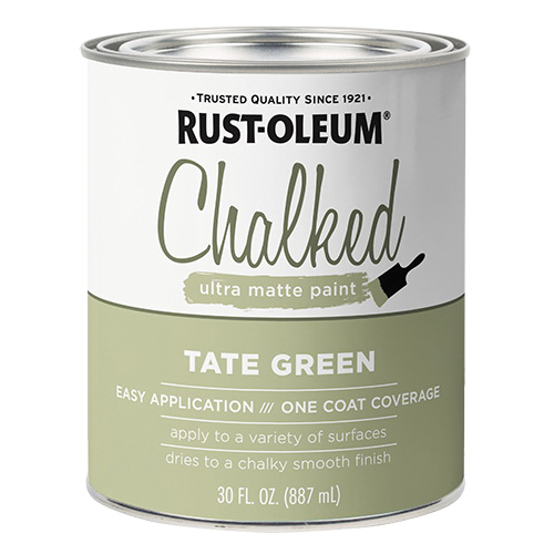 Rust-Oleum 287722 Chalk Paint, Matte, Clear, 30 oz